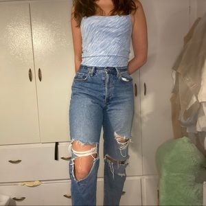 Forever 21 High Waist Mom Jeans